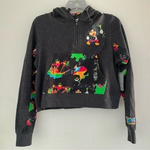 Disneyland Electrical Parade Crop Hoodie
